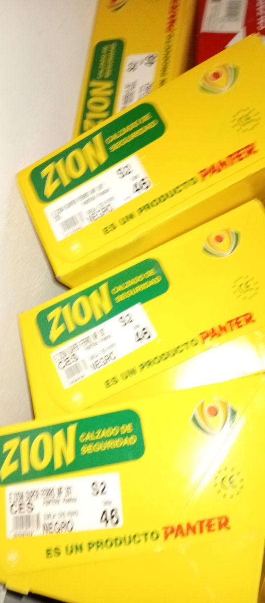 Calzado de Seguridad ZION Talla 46 Negro talla 45