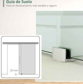 Puerta Corredera de Cristal 77,5x205 cm