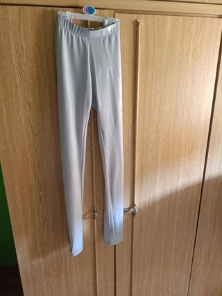 Leggings plateados de fiesta talla XL