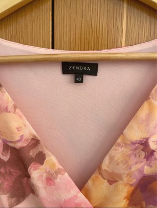 Vestido de fiesta floral Zendra 