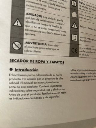 Secador de ropa y zapatos SilverCrest, de viaje.