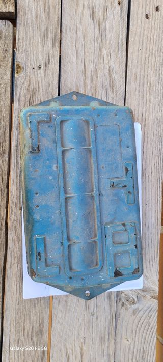 Tapa Batería Seat 600 Azul