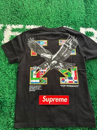 Camiseta Off-White x Brigade Staff Negra Talla M