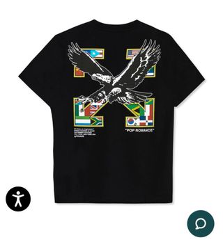 Camiseta Off-White x Brigade Staff Negra Talla M