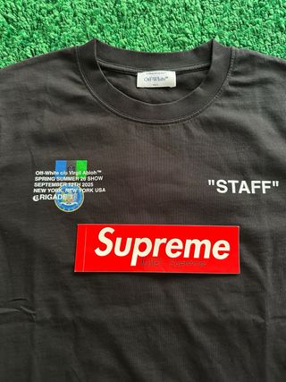 Camiseta Off-White x Brigade Staff Negra Talla M