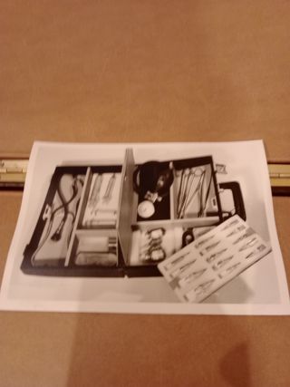 Maletín de piel marrón