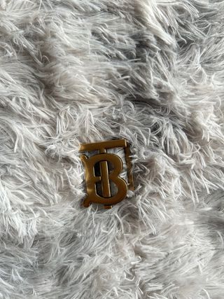 cintura bb con logo dorato