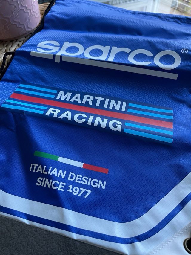 Mochila Sparco Martini Racing Azul