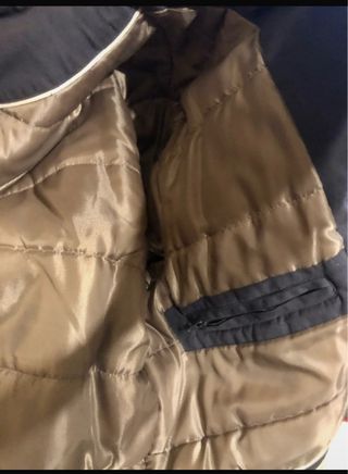 Giubbotto invernale Royal Cup blu scuro e beige