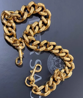 Bolso Versace x Fendi Azul y Dorado