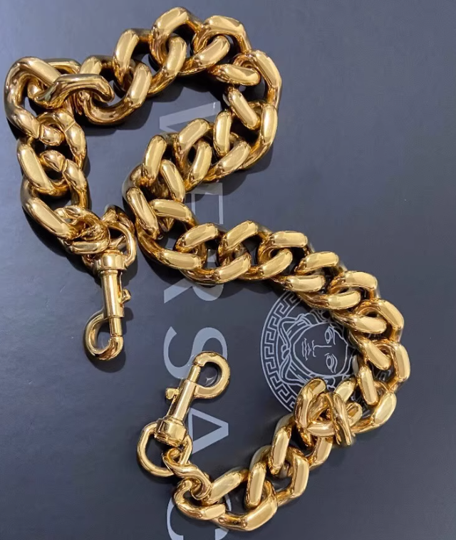 Bolso Versace x Fendi Azul y Dorado