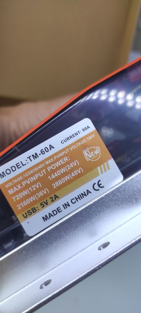 Regulador Solar MPPT 12V/24V/36V/48V