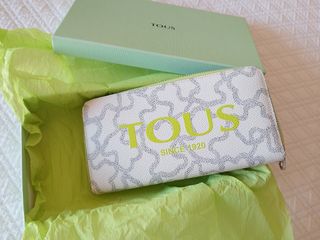Billetera Tous Kaos Legacy Beige y Lima