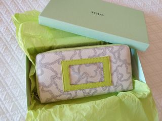 Billetera Tous Kaos Legacy Beige y Lima