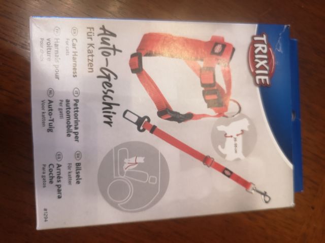 Set cinturone auto Trixie per gatti