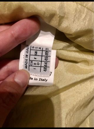 Giacca donna You Young Coveri oro nuova