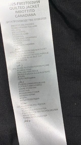 Piumino Elena Miro tg 48