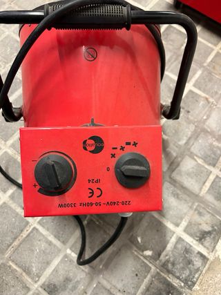 Calefactor Eléctrico Cañón Rojo