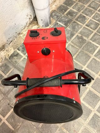 Calefactor Eléctrico Cañón Rojo