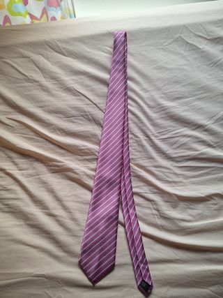 Corbata Miguel Peris Rosa Rayas