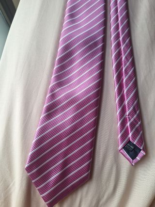 Corbata Miguel Peris Rosa Rayas