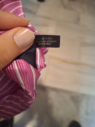 Corbata Miguel Peris Rosa Rayas