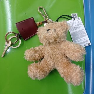 Llavero Oso Peluche y Llave Mango