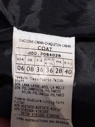 Cappotto caban New Penny