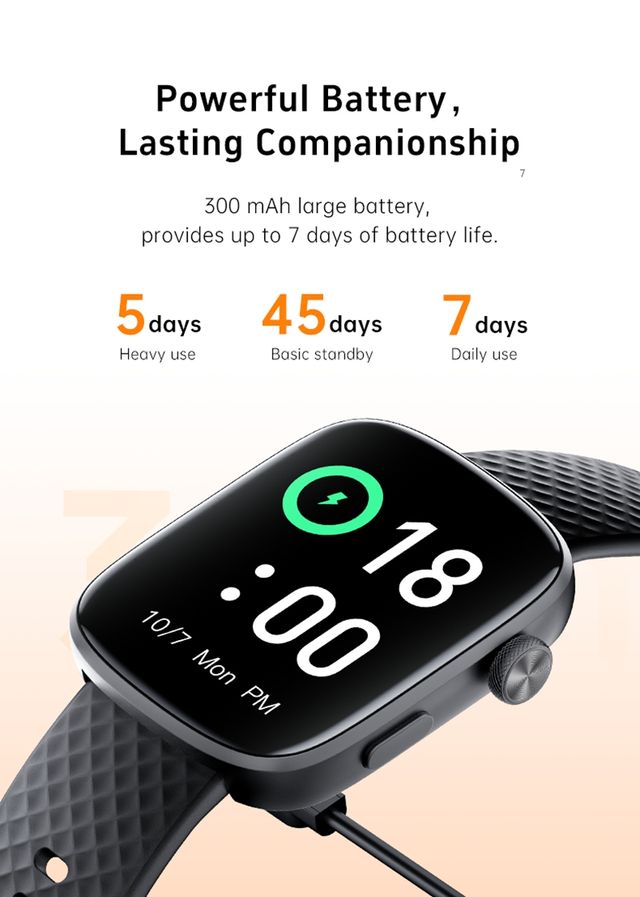 Reloj Inteligente Negro y Plateado