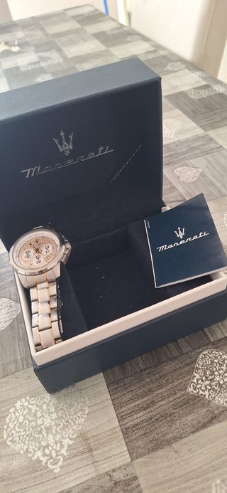Orologio Maserati oro e argento
