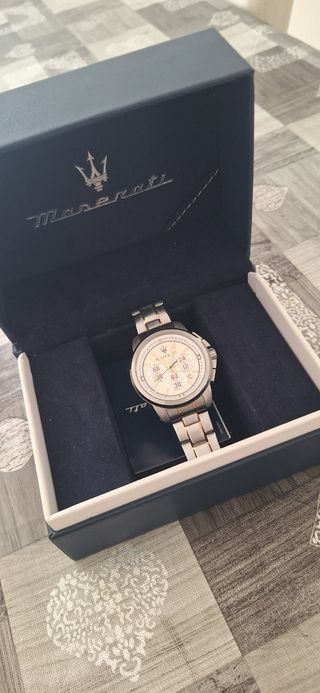 Orologio Maserati oro e argento