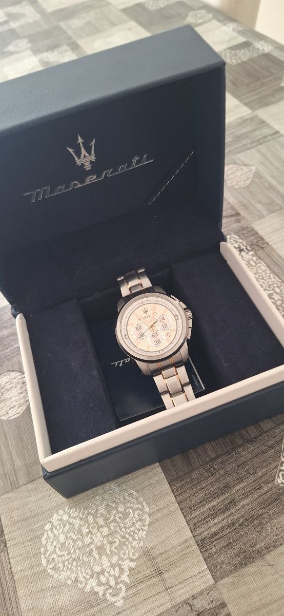 Orologio Maserati oro e argento