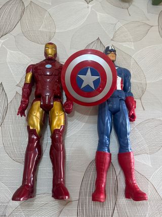 Figuras Capitán América y Iron Man
Figuras Marvel