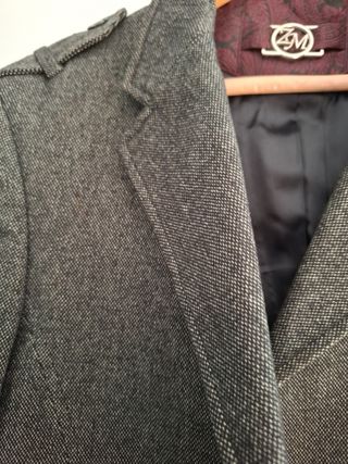 Abrigo Zara Gris
