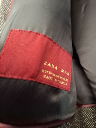 Abrigo Zara Gris