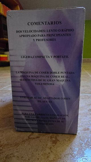 Máquina de coser portátil Sewing Wonder – 2 vel.