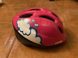 Casco niña DTB rosa talla 48-54