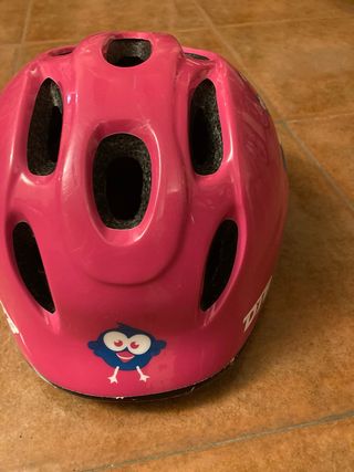 Casco niña DTB rosa talla 48-54