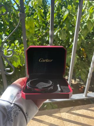 Pulsera Cartier Oro Blanco Diamantes