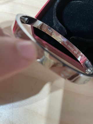 Pulsera Cartier Oro Blanco Diamantes