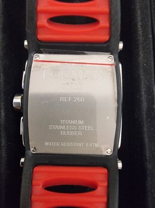 Reloj Deportivo Chrono LOCMAN Rojo