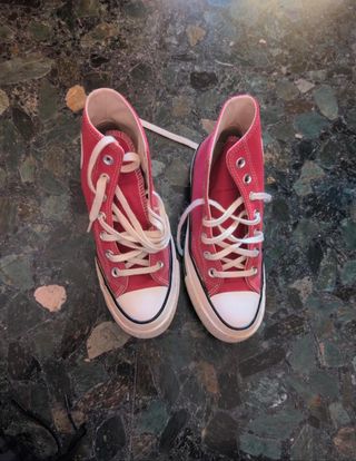 Converse Rojas Mujer Talla 36