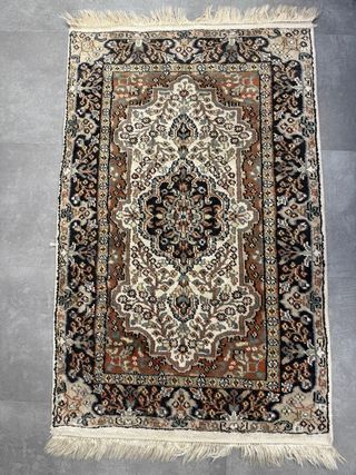 2 tappeti indiani in seta 62x83