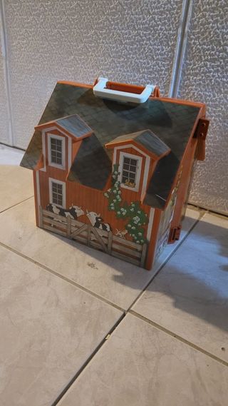 Granja Playmobil con Tractor y Figuras