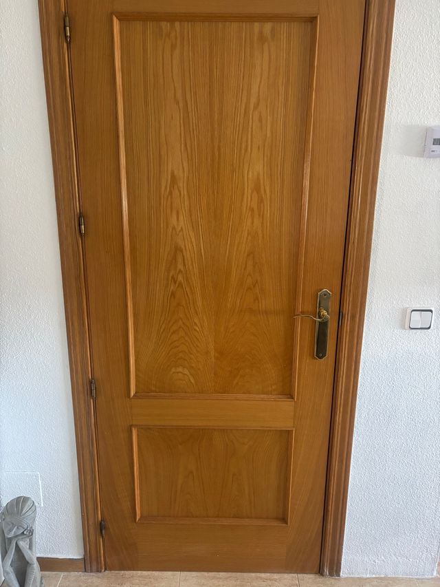 Puerta interior de madera