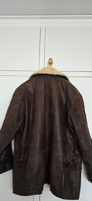 Chaquetón de piel para hombre