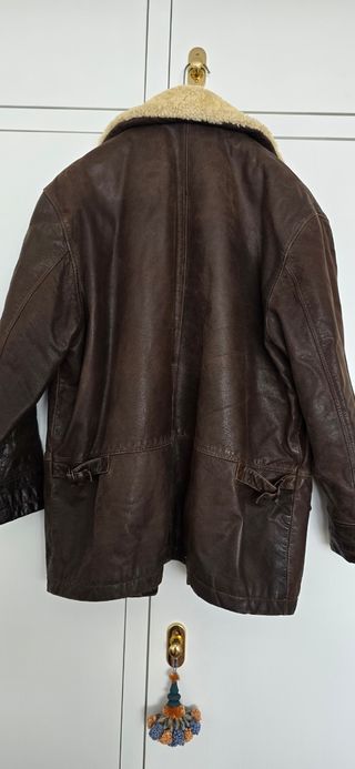 Chaquetón de piel para hombre