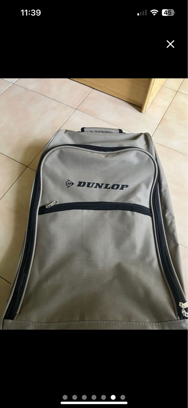 Maleta Dunlop gris con ruedas