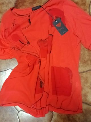 Maglia Rubamori donna rossa
