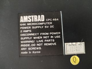 AMSTRAD CPC 464